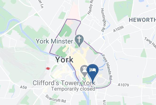York - Travelodge York Central Maps