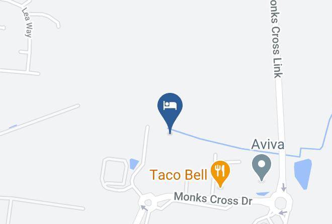 Travelodge York Monks Cross Map