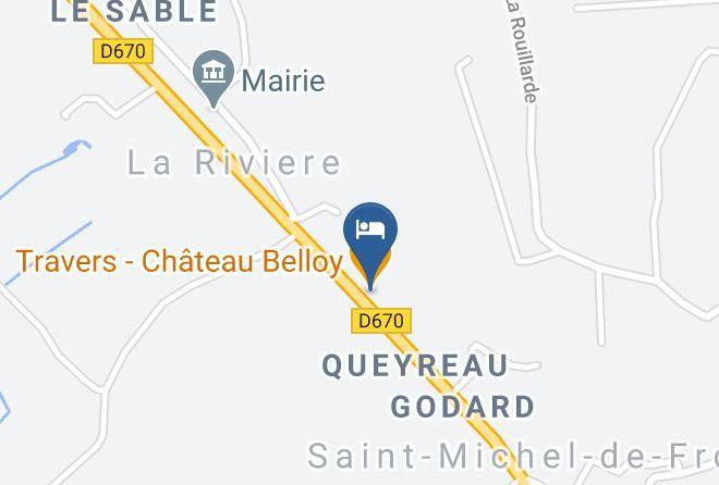 Gironde - Travers Chateau Belloy Maps