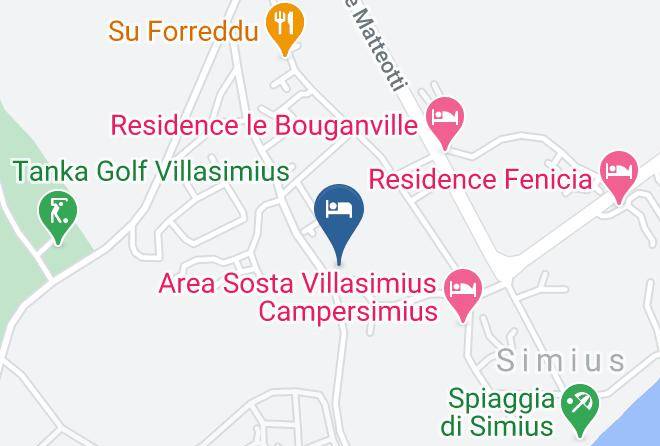 Province Of South Sardinia - Tre Lune Resort Maps