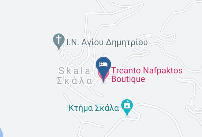 Treanto Nafpaktos Boutique Hotel Map