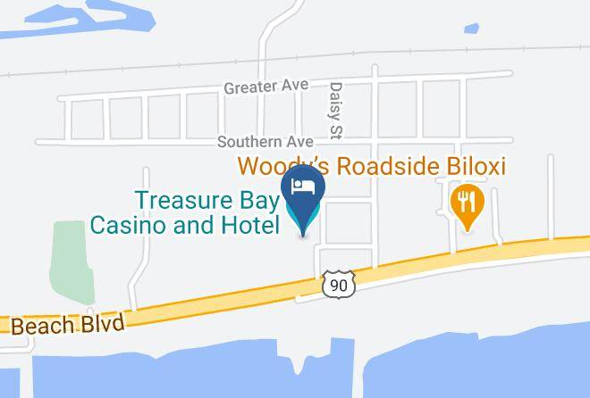 Harrison - Treasure Bay Casino And Hotel Maps