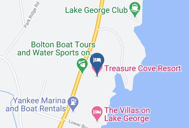 Warren - Treasure Cove Resort Motel Maps