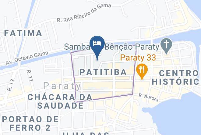 Parati - Pousada Do Tesouro Maps