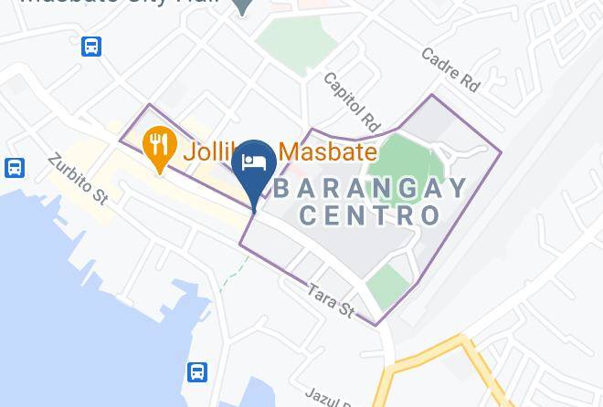 Masbate - Treasure Island Hotel And Restaurant Maps
