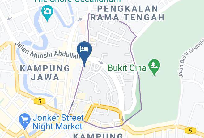Melaka Tengah - Treasures Hotel And Suites Maps