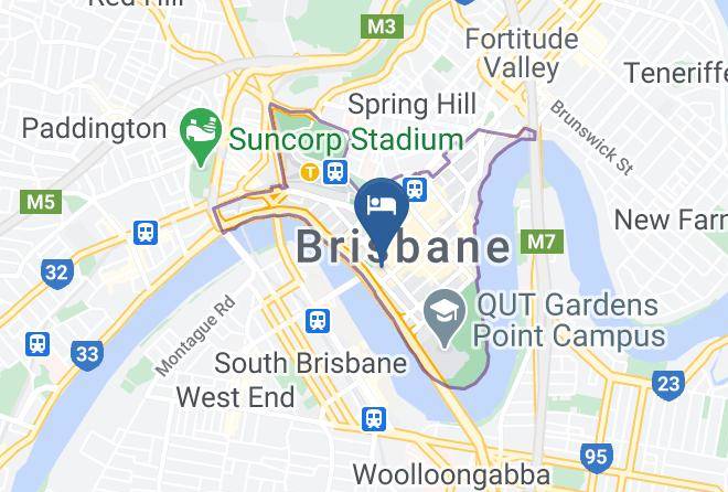 Brisbane - Treasury Casino And Hotel Brisbane Maps