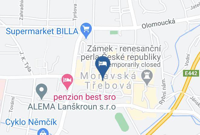 Svitavy - Trebovska Restaurace Ubytovani Maps