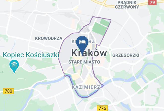 Cracow - Trecius Pensjonat Maps