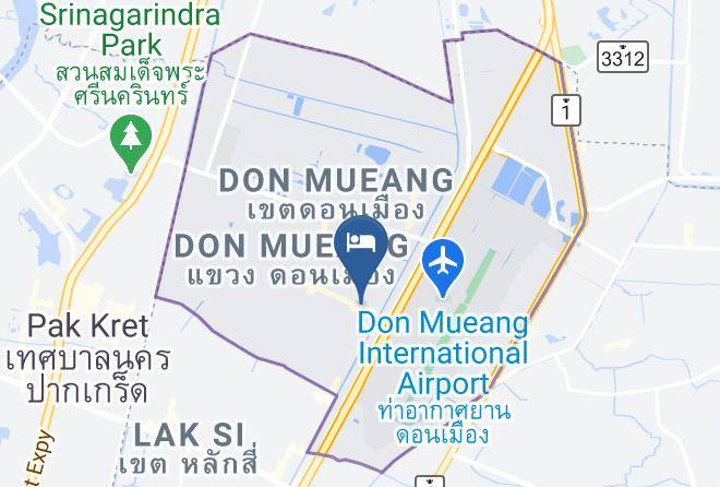 Don Mueang - Tree For Rest Poshtel Maps