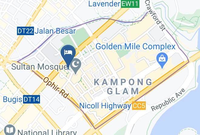 Rochor - Tree In Lodge Hostel Maps