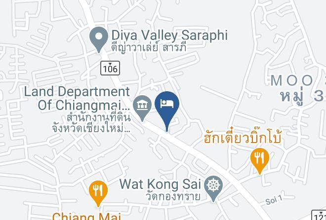 Amphoe Saraphi - Tree Space Chiangmai Resort Maps