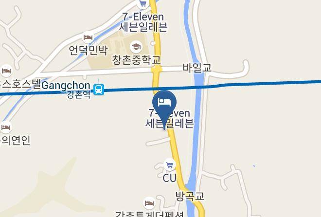 Chuncheonsi - Tree Stars Of The Little Prince Maps