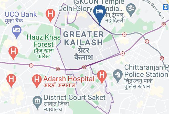 New Delhi - Fabhotel Conclave Boutique Maps