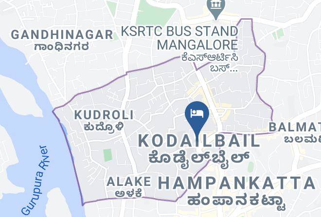 Mangalore - Treebo Pappilon Palace Maps