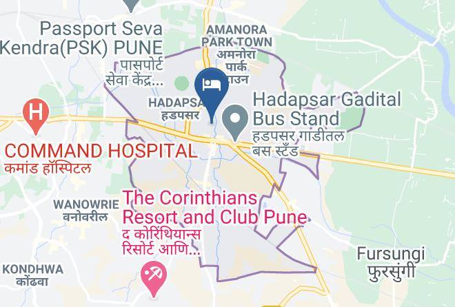Pune - Treebo Trend Park View Hotel In Hadapsar Pune Maps