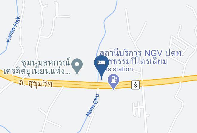 Amphoe Khlung - Treechada Resort Maps