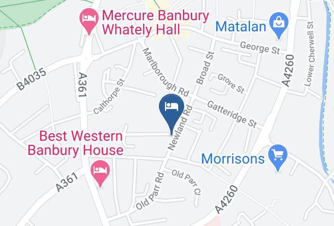 Treetops Banbury Map