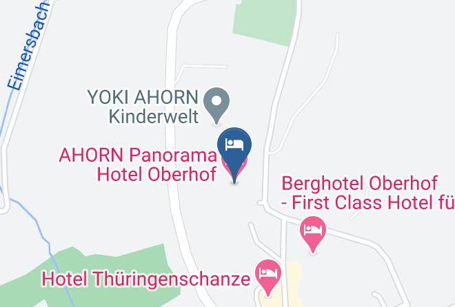 Schmalkalden Meiningen - Ahorn Panorama Hotel Oberhof Maps