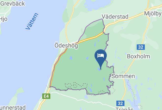 Trehorna Wardshus Map