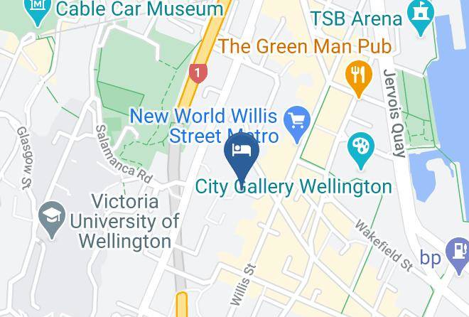 Wellington - Trek Global Backpackers Maps