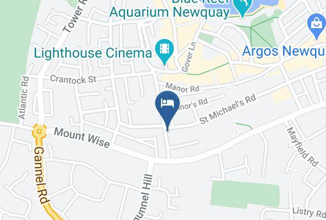 Cornwall - Trelinda Hotel Newquay Maps