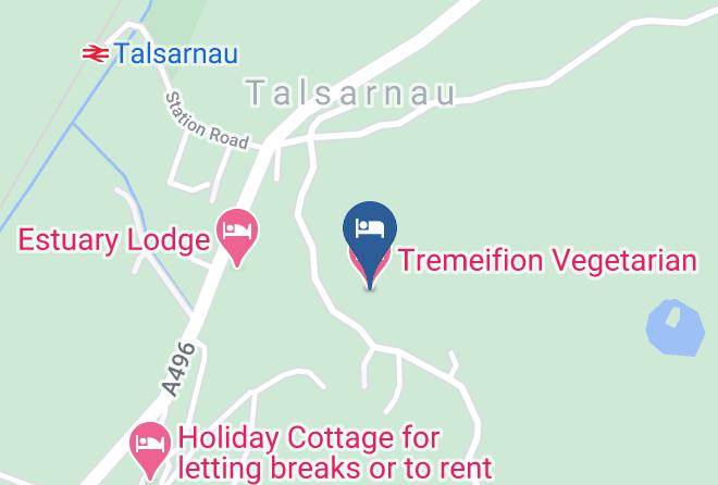 Gwynedd - Tremeifion Vegetarian Hotel Maps
