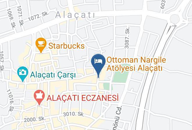 Cesme - Tren Butik Otel & Lounge Maps