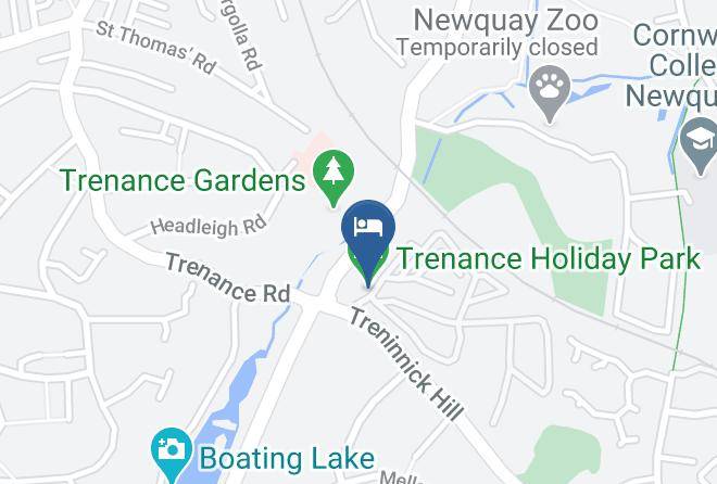 Cornwall - Trenance Holiday Park Maps