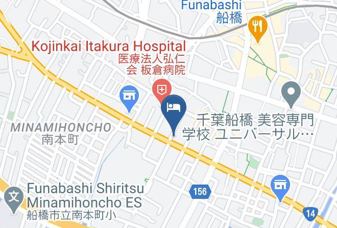 Funabashi City - Trend Funabashi Hotel Maps