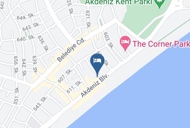 Konyaalti - Trend Park Hotel Maps
