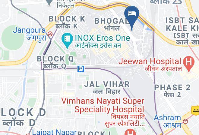 New Delhi - Trendy Bed And Breakfast Maps