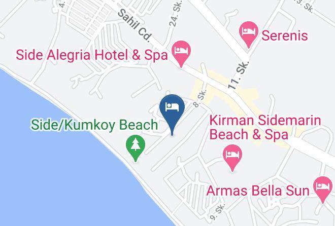 Manavgat - Trendy Palm Beach Hotel Maps