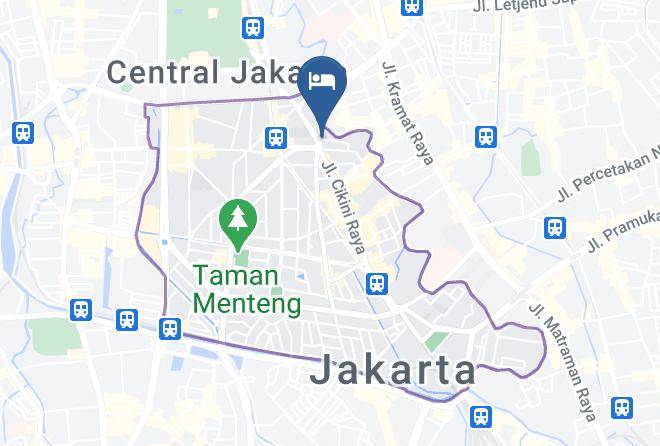 Central Jakarta - Treva International Hotel Maps