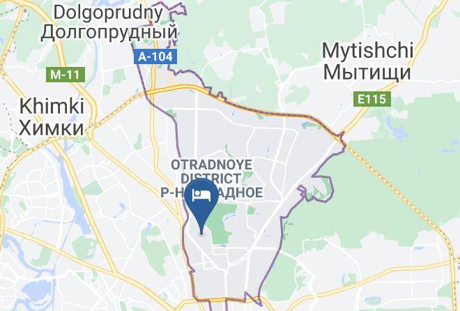 Moscow - Trevel Inn Na Fonvizinskoy Maps
