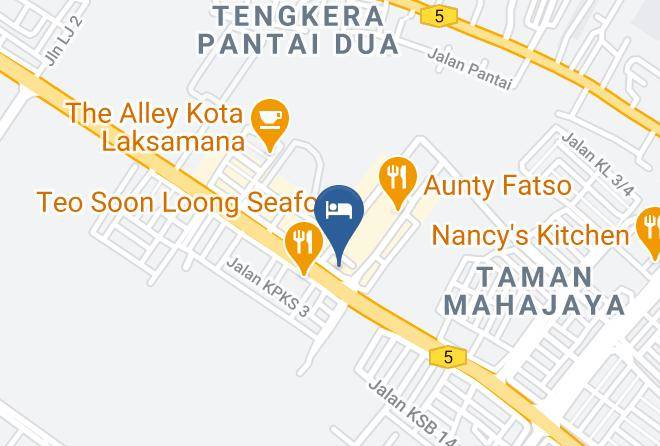 Melaka Tengah - Asiatic Hotel Melaka Maps
