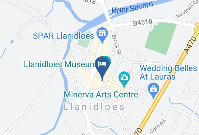 Powys - Trewythen Hotel Maps