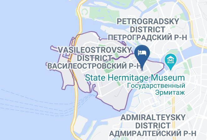 Saint Petersburg - Trezzini Art Hotel Maps