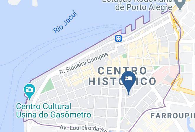 Porto Alegre - Letto Hotel Porto Alegre Maps