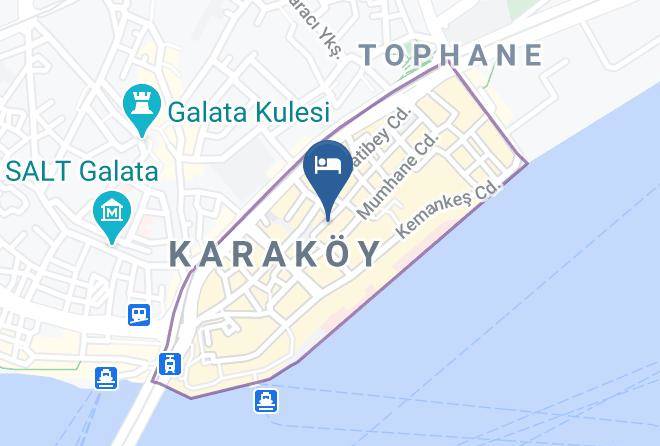Beyoglu - Triada Hotel Karakoy Maps