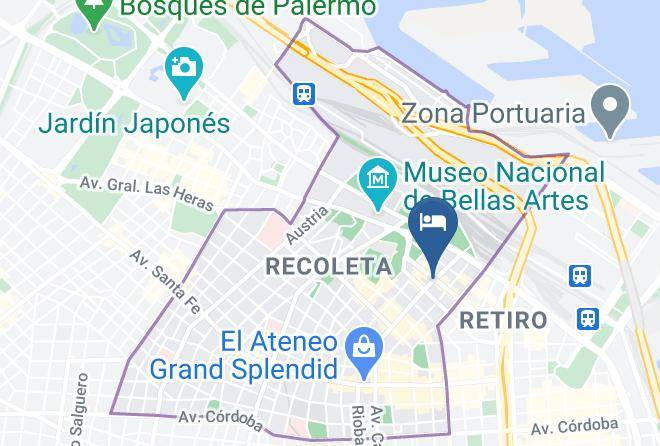 Buenos Aires - Trianon Residence Recoleta Maps