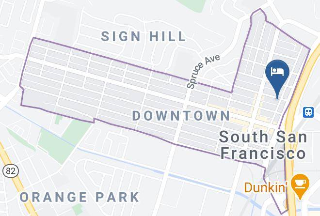 San Mateo - Tribe Serviced Corner 3br South San Francisco Maps