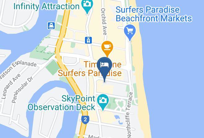 Gold Coast - Trickett Gardens Holiday Inn Maps