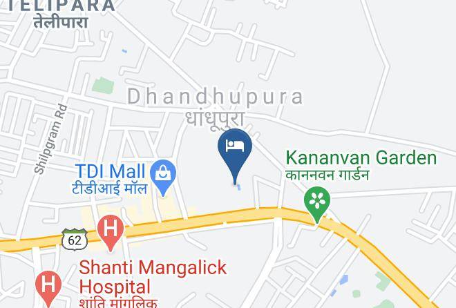 Agra - Trident Hotel Agra Maps