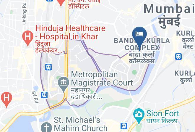 Mumbai - Trident Hotel Bandra Kurla Maps