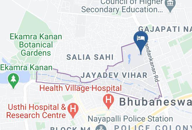 Bhubaneshwar - Trident Hotel Bhubaneswar Maps