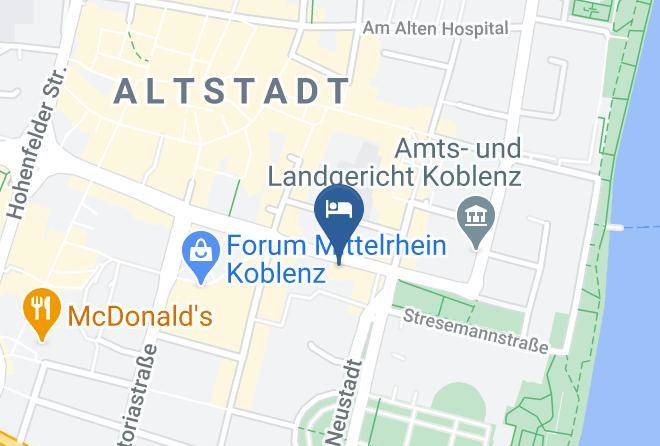 Coblenz - Hotel Trierer Hof Koblenz Maps
