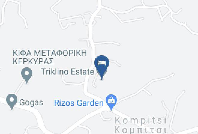 Kerkira - Triklino Estate Maps