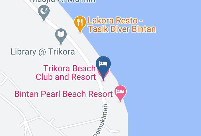 Bintan Regency - Trikora Beach Club And Resort Maps