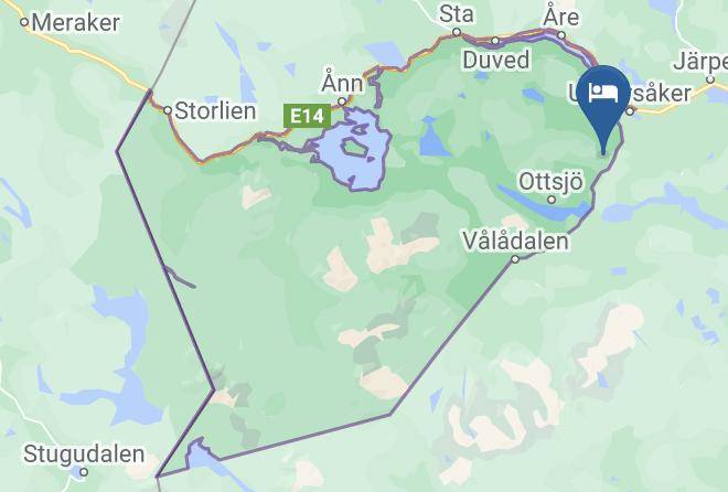Are - Trillevallens Hogfjallshotell Hotel Maps